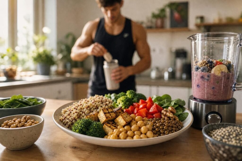Sèche et prise de masse quand on est végétarien : adapter son alimentation